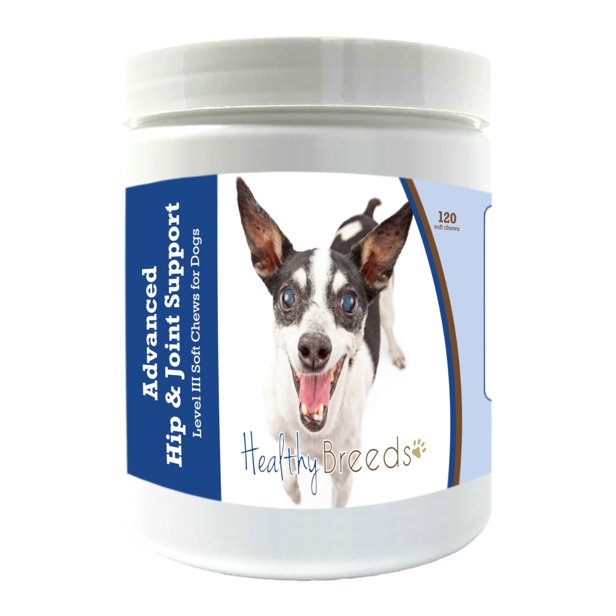 Picture of Healthy Breeds 192959899085 Rat Terrier Advanced Hip & Joint Support Level III Soft Chews for Dogs
