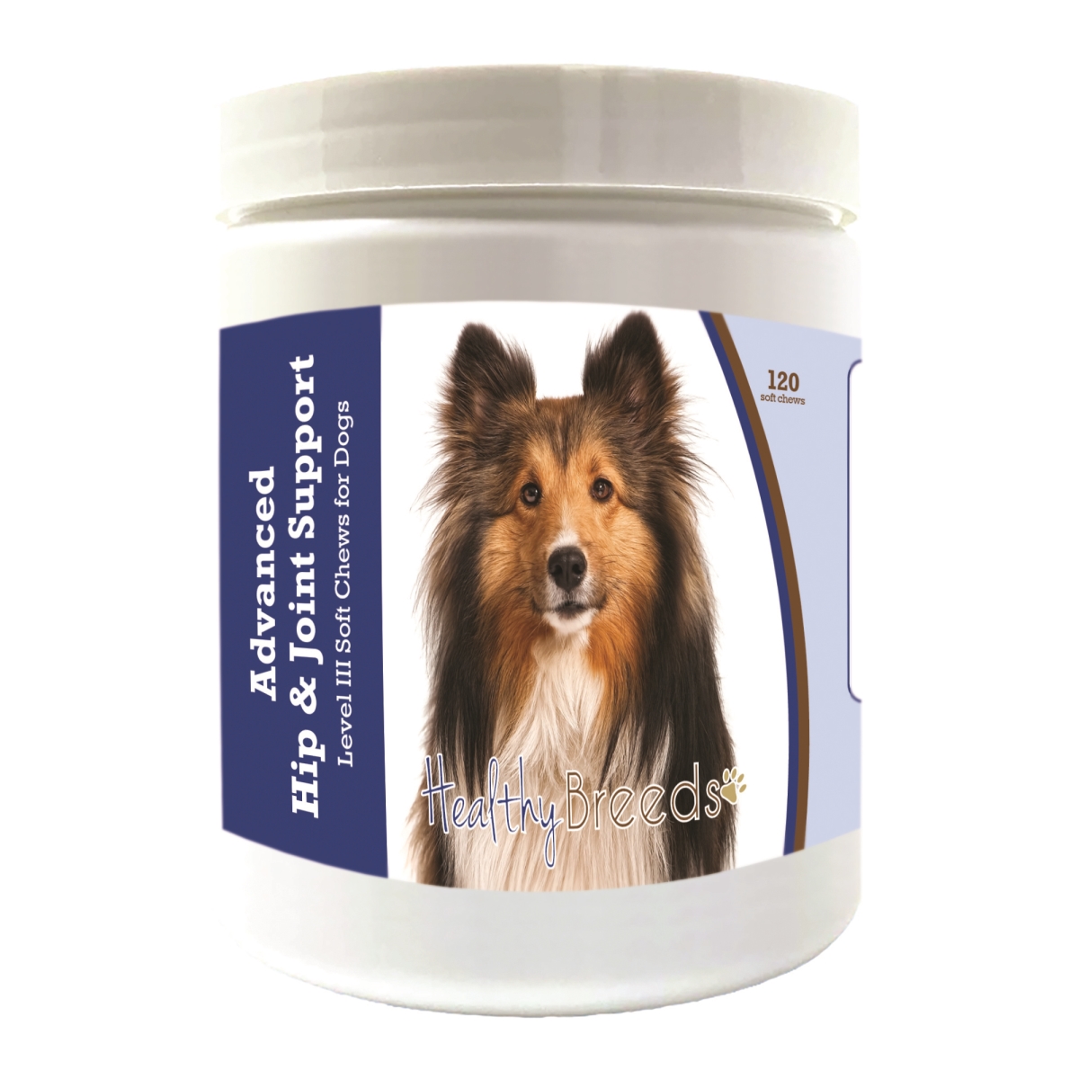 Picture of Healthy Breeds 192959899221 Shetland Sheepdog Advanced Hip & Joint Support Level III Soft Chews for Dogs