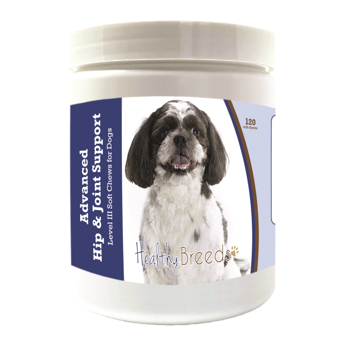 Picture of Healthy Breeds 192959899238 Shih-Poo Advanced Hip & Joint Support Level III Soft Chews for Dogs