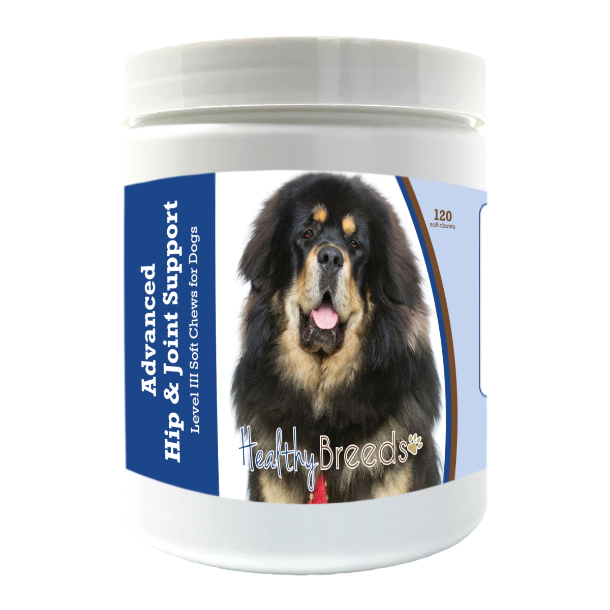 Picture of Healthy Breeds 192959899412 Tibetan Mastiff Advanced Hip & Joint Support Level III Soft Chews for Dogs