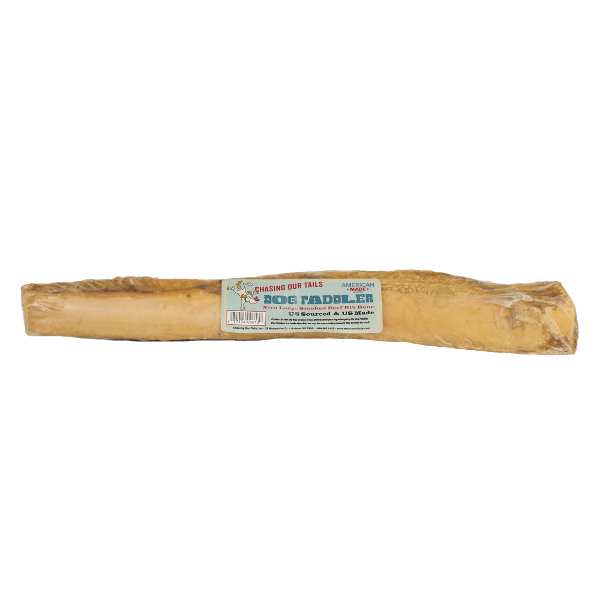 Picture of Chasing Our Tails 857124006131 Dog Paddler Beef Rib Bone for Dogs