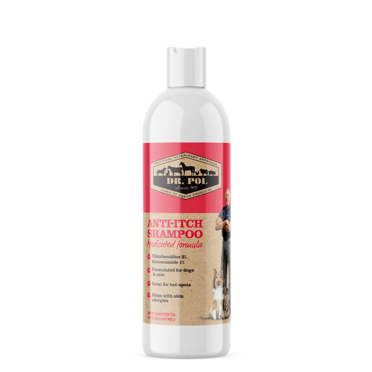 Picture of Dr. Pol 860007679339 8 oz Anti-Itch Shampoo for Dogs & Cats