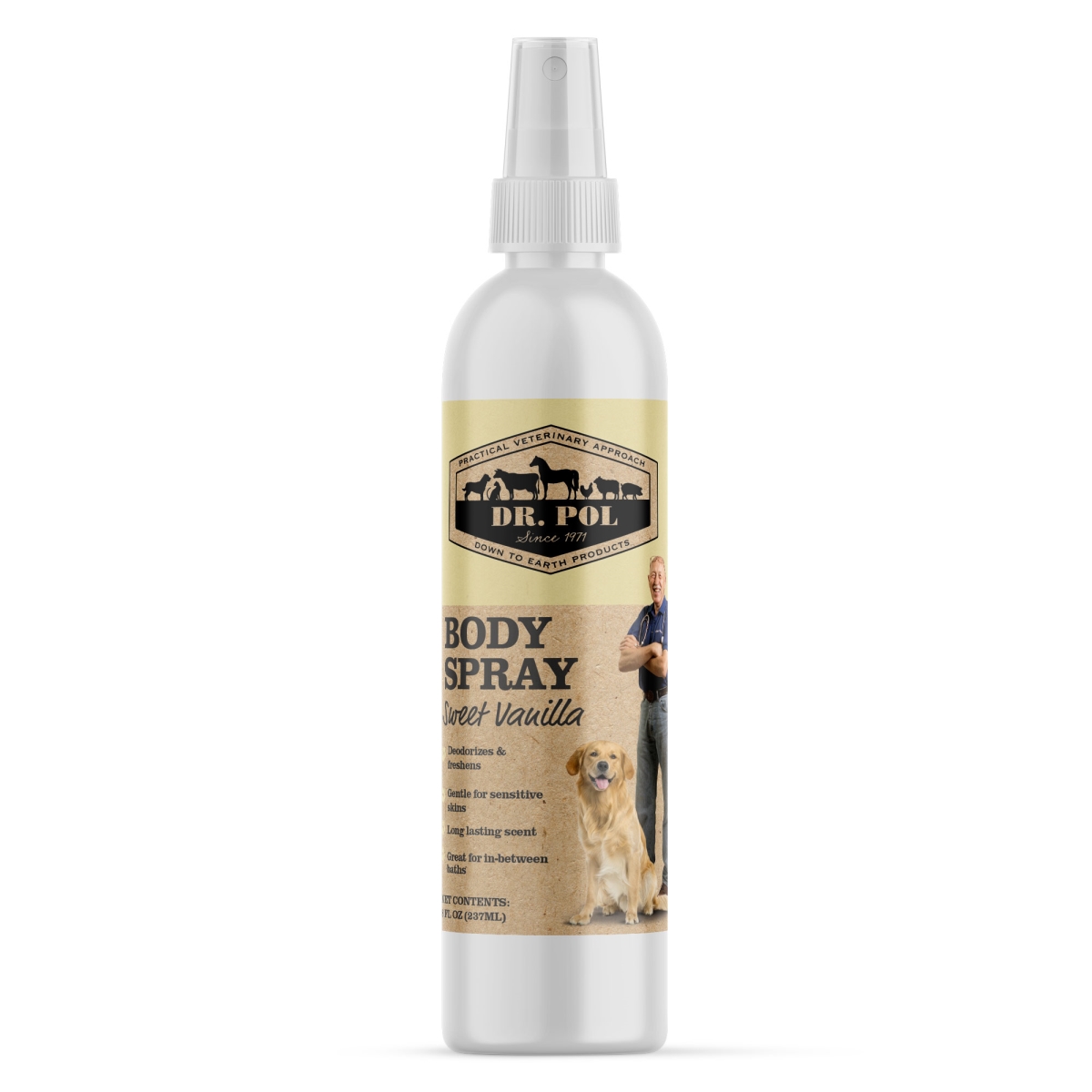 Picture of Dr. Pol 860007679346 8 oz Body Spray for Dogs & Cats