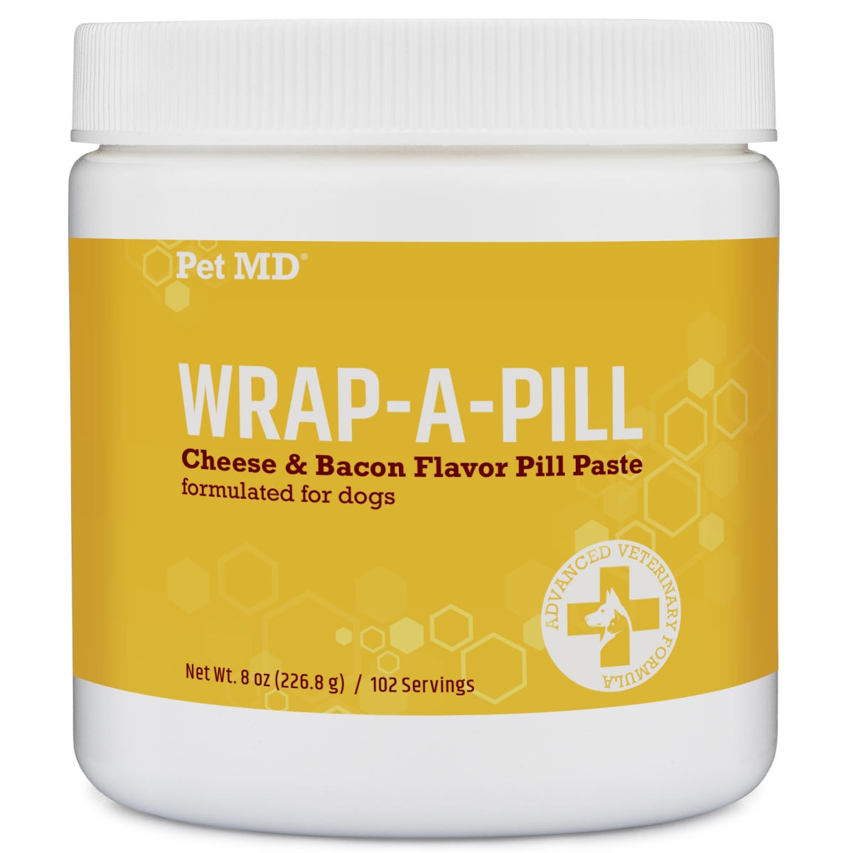 Picture of Pet MD 850012848356 8 oz Wrap-A-Pill Cheese & Bacon Flavor Pill Paste for Dogs