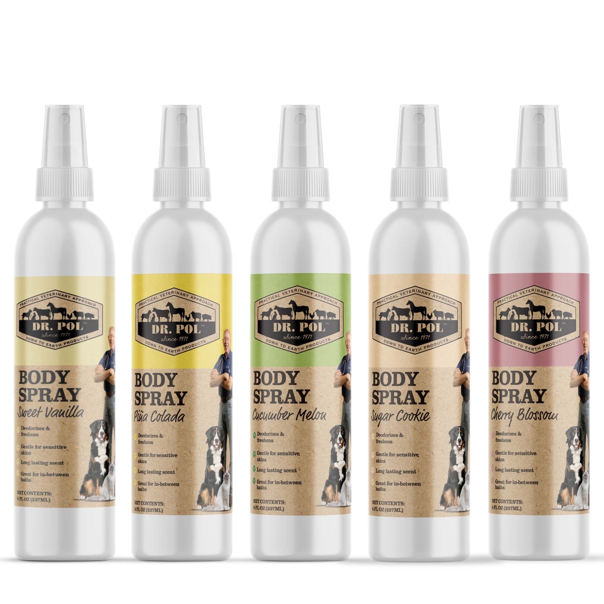Picture of Dr. Pol 860007903397 Cat & Dog Grooming Spray Bundle