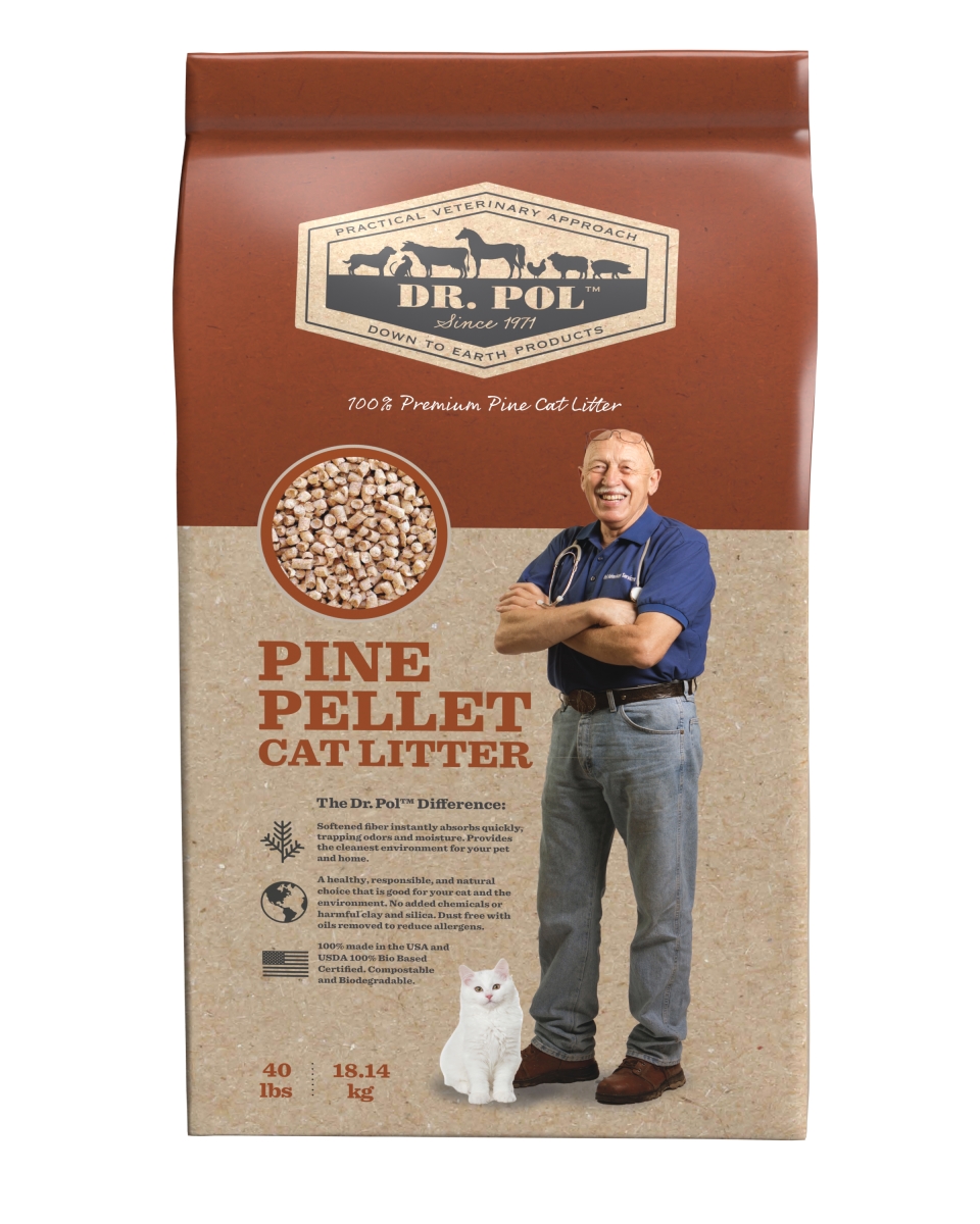 Picture of Equustock 860008181145 40 lbs Dr. Pol Pine Pellet Cat Litter