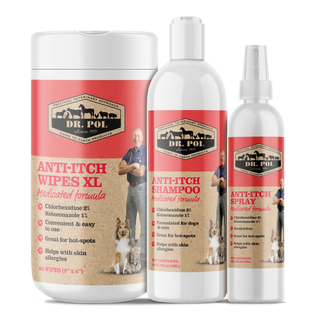 Picture of Dr. Pol 860008406002 Anti Itch System for Dogs & Cats