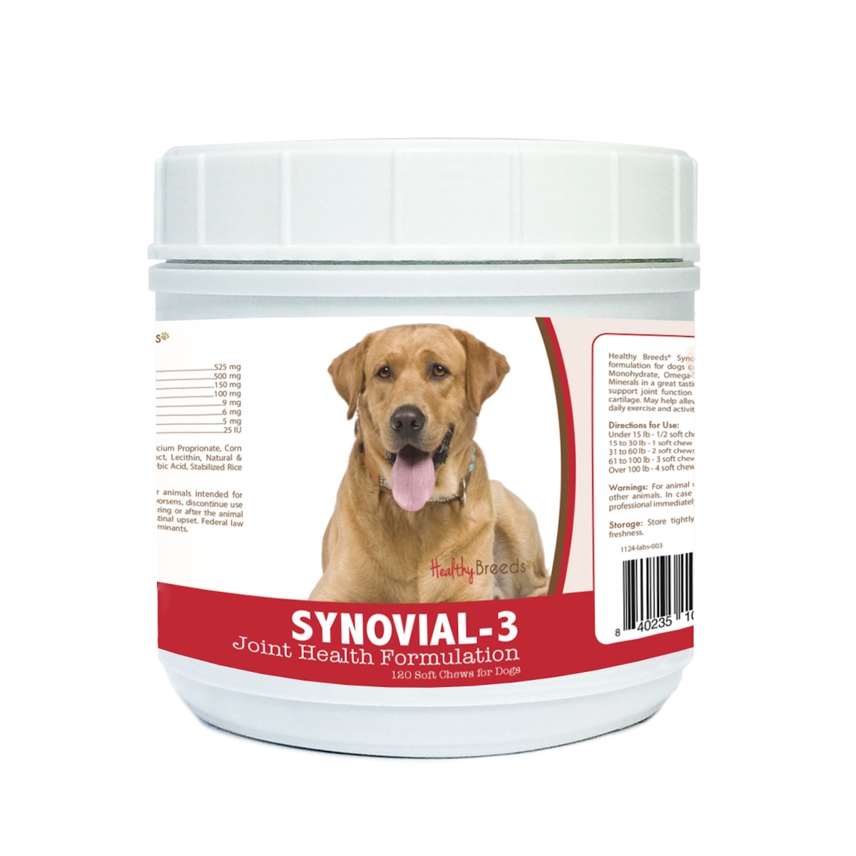 Picture of Healthy Breeds 192959811230 Synovial-3 Joint Health Formulation Soft Chews - 120 Count