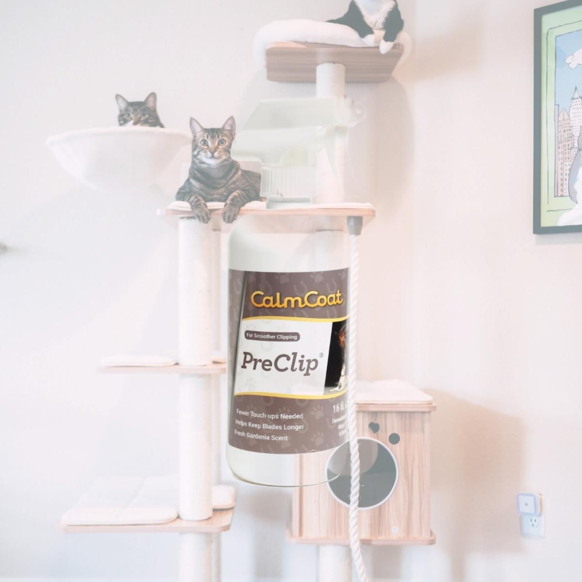 Picture of Calm Coat 192959801330 16 oz Preclip Hair Spray for Dogs Cats & Horses