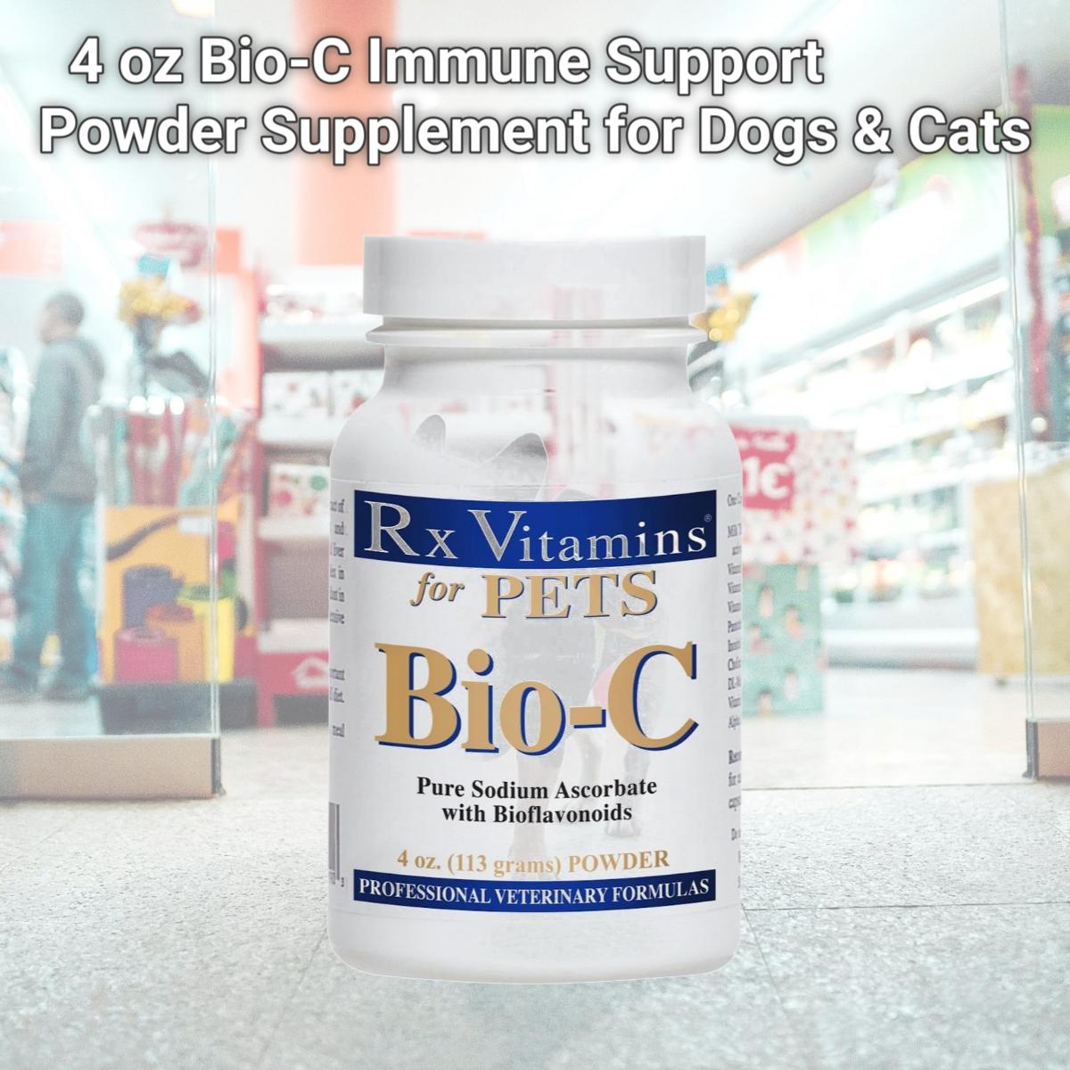 Picture of RX Vitamins 708429080077 4 oz Bio-C Immune Support Powder Supplement for Dogs & Cats