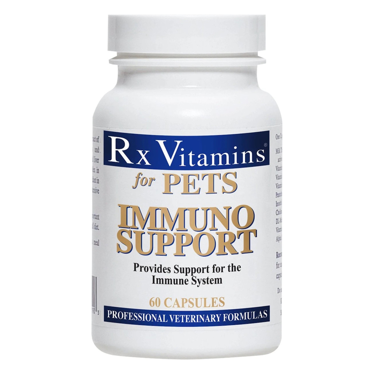 Picture of RX Vitamins 708429088004 Immuno Support Immune Supplement Capsules for Dogs & Cats - 60 Count