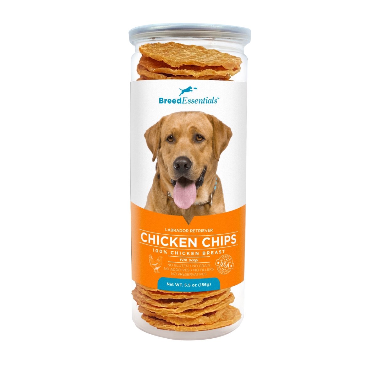 Picture of Breed Essentials 197247000020 5.5 oz Chicken Chips - Labrador Retriever