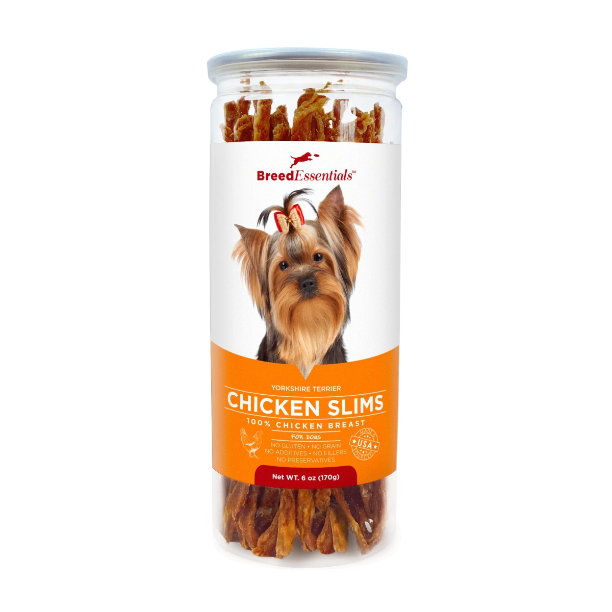 Picture of Breed Essentials 197247000211 6 oz Chicken Slims - Yorkshire Terrier