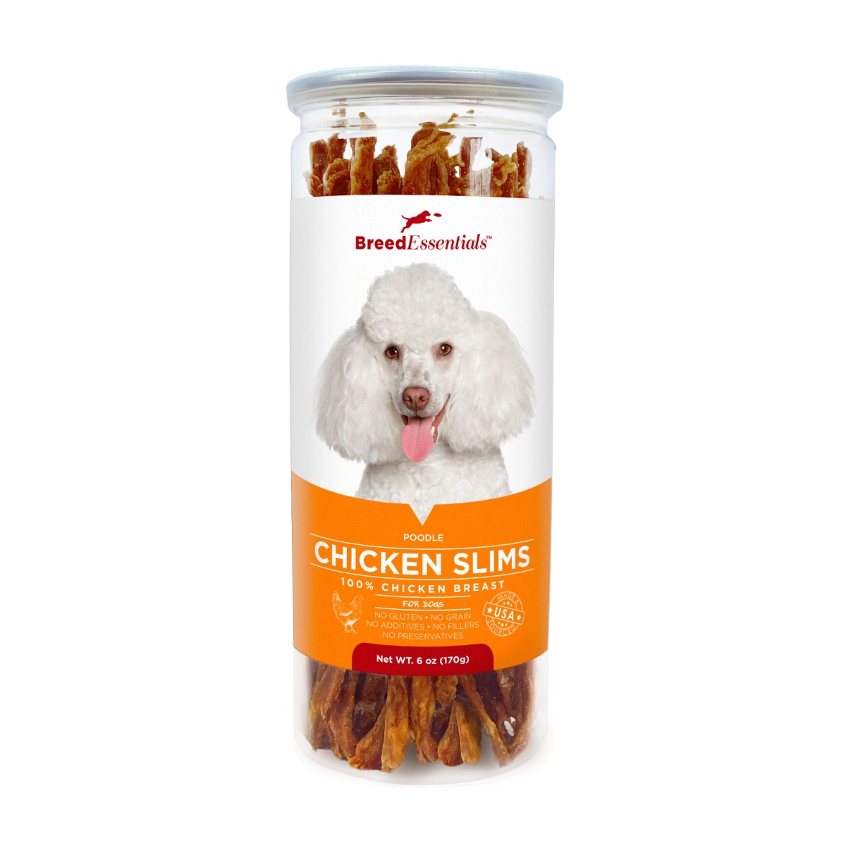 Picture of Breed Essentials 197247000365 6 oz Chicken Slims - Poodle