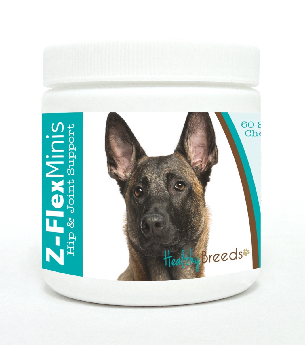 Picture of Healthy Breeds 840235102403 Belgian Malinois Z-Flex Minis Hip & Joint Support Soft Chews - 60 Count