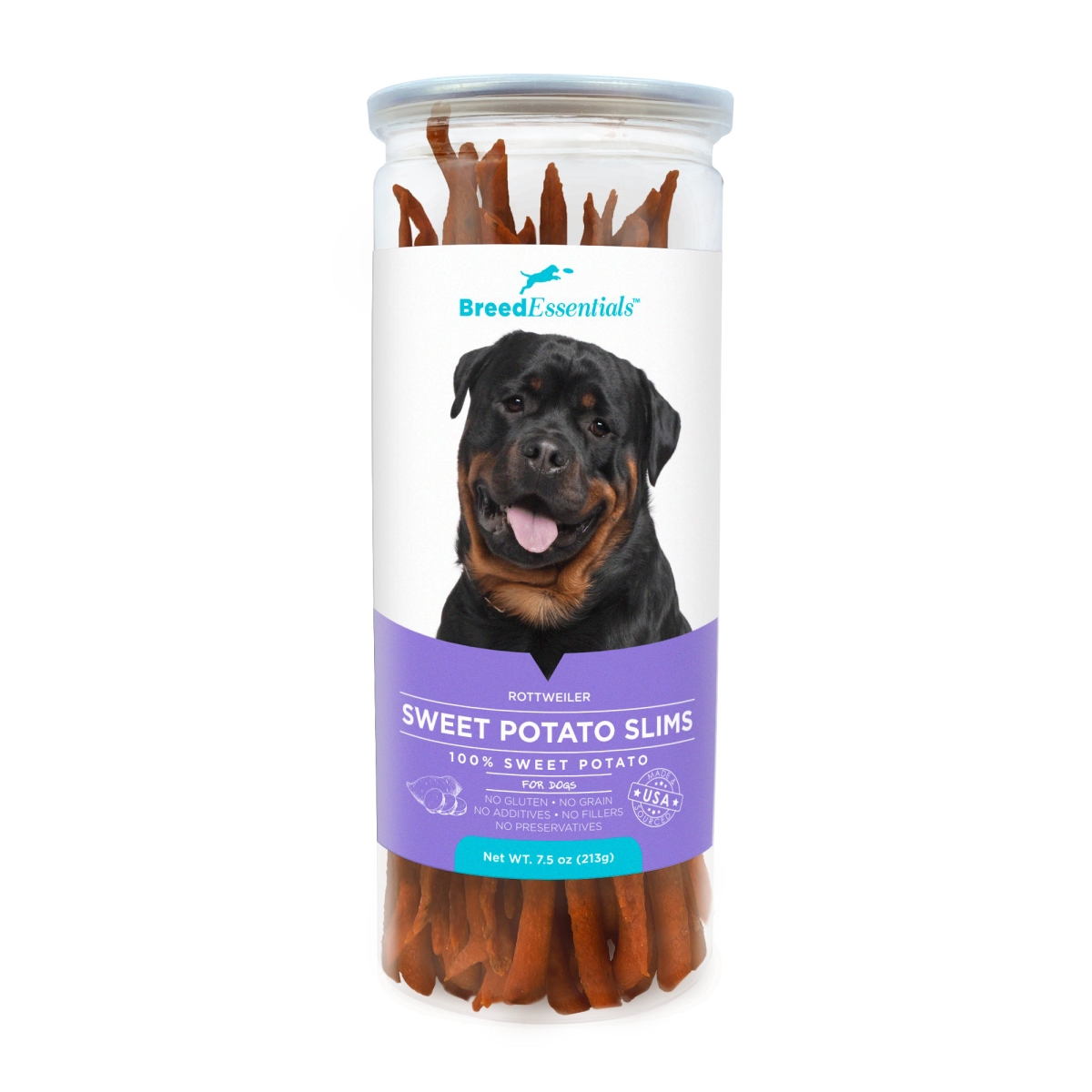 Picture of Breed Essentials 197247000457 7.5 oz Sweet Potato Slims - Rottweiler