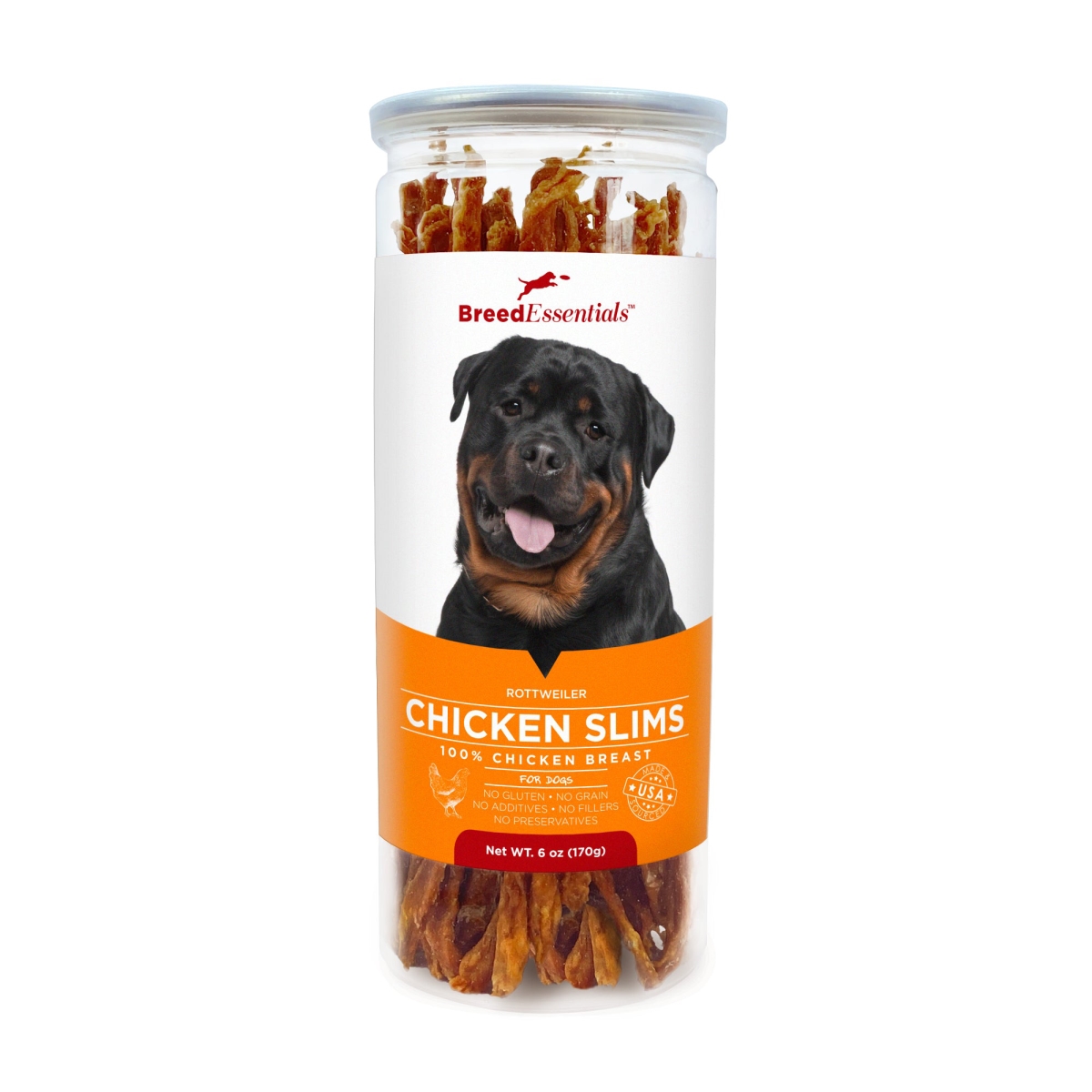 Picture of Breed Essentials 197247000464 6 oz Chicken Slims - Rottweiler