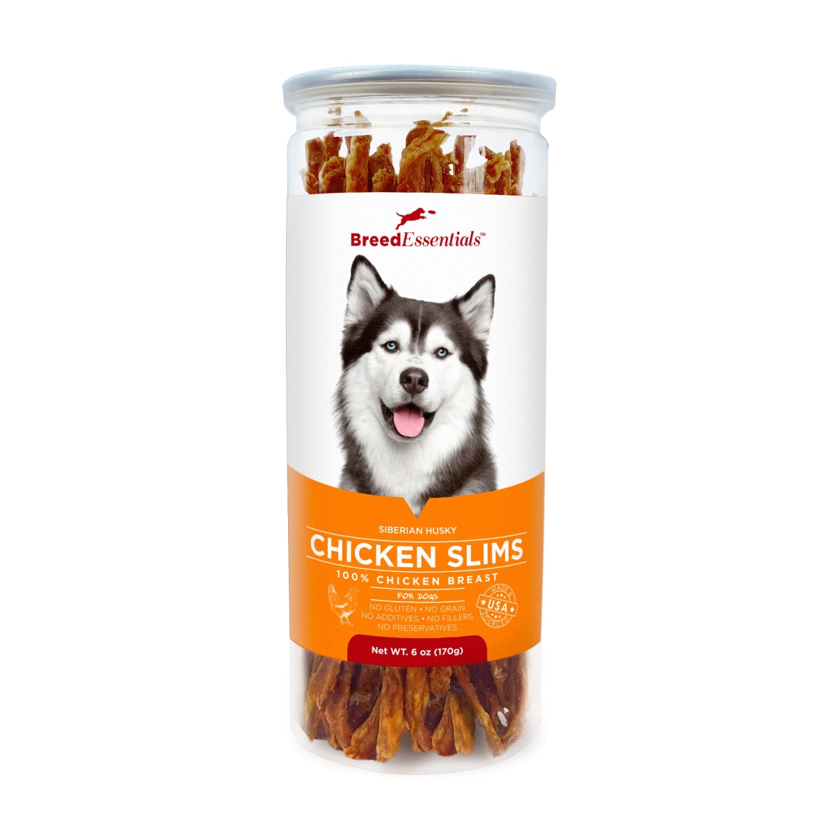 Picture of Breed Essentials 197247000617 6 oz Chicken Slims - Siberian Husky