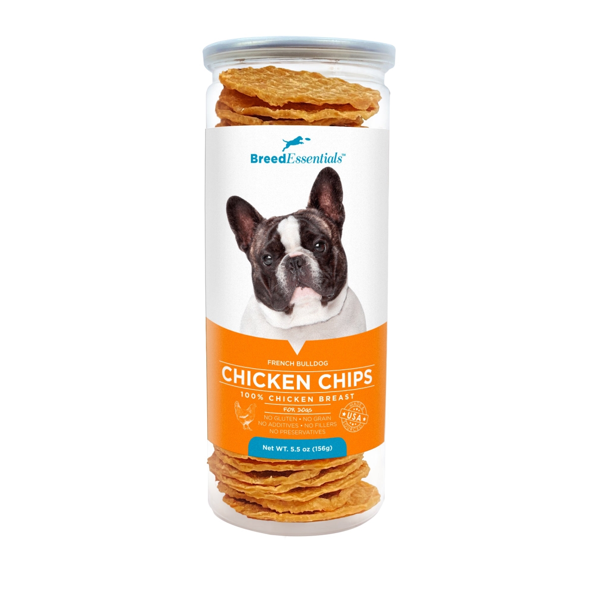 Picture of Breed Essentials 197247000679 5.5 oz Chicken Chips - French Bulldog