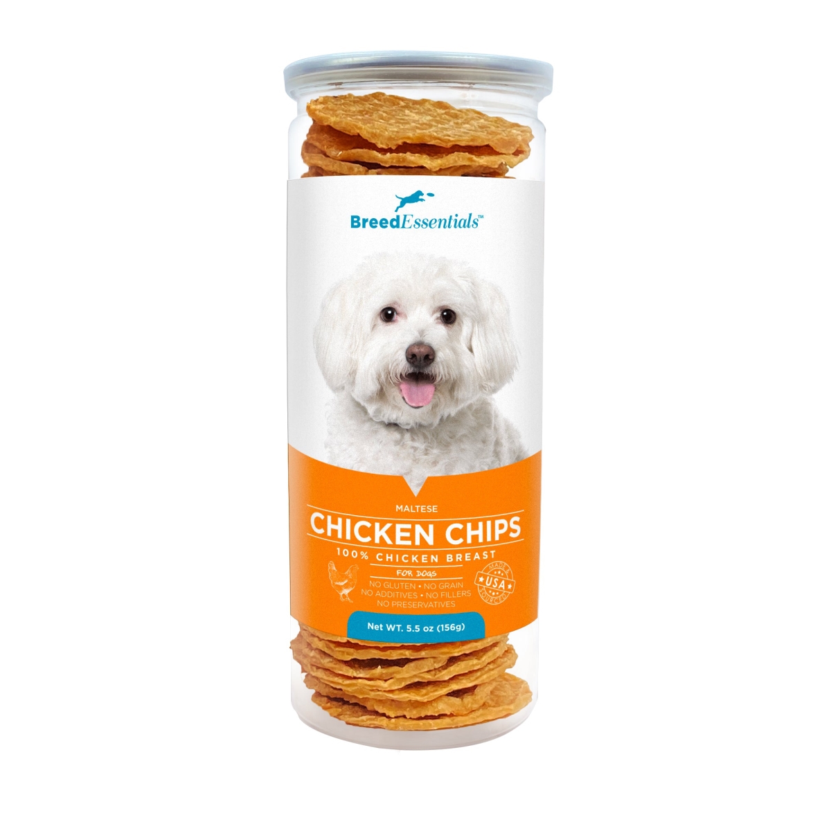 Picture of Breed Essentials 197247000723 5.5 oz Chicken Chips - Maltese