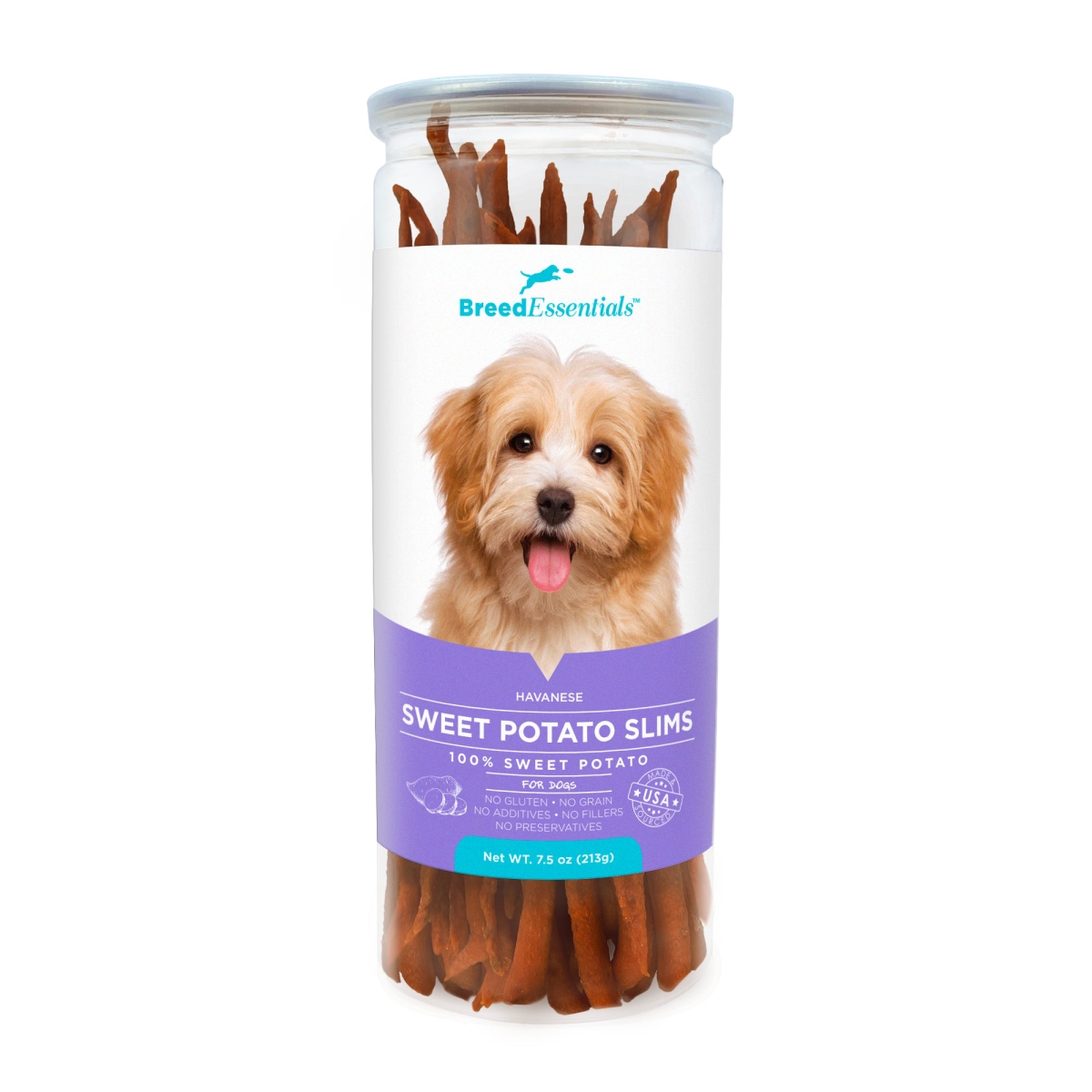 Picture of Breed Essentials 197247000808 7.5 oz Sweet Potato Slims - Havanese