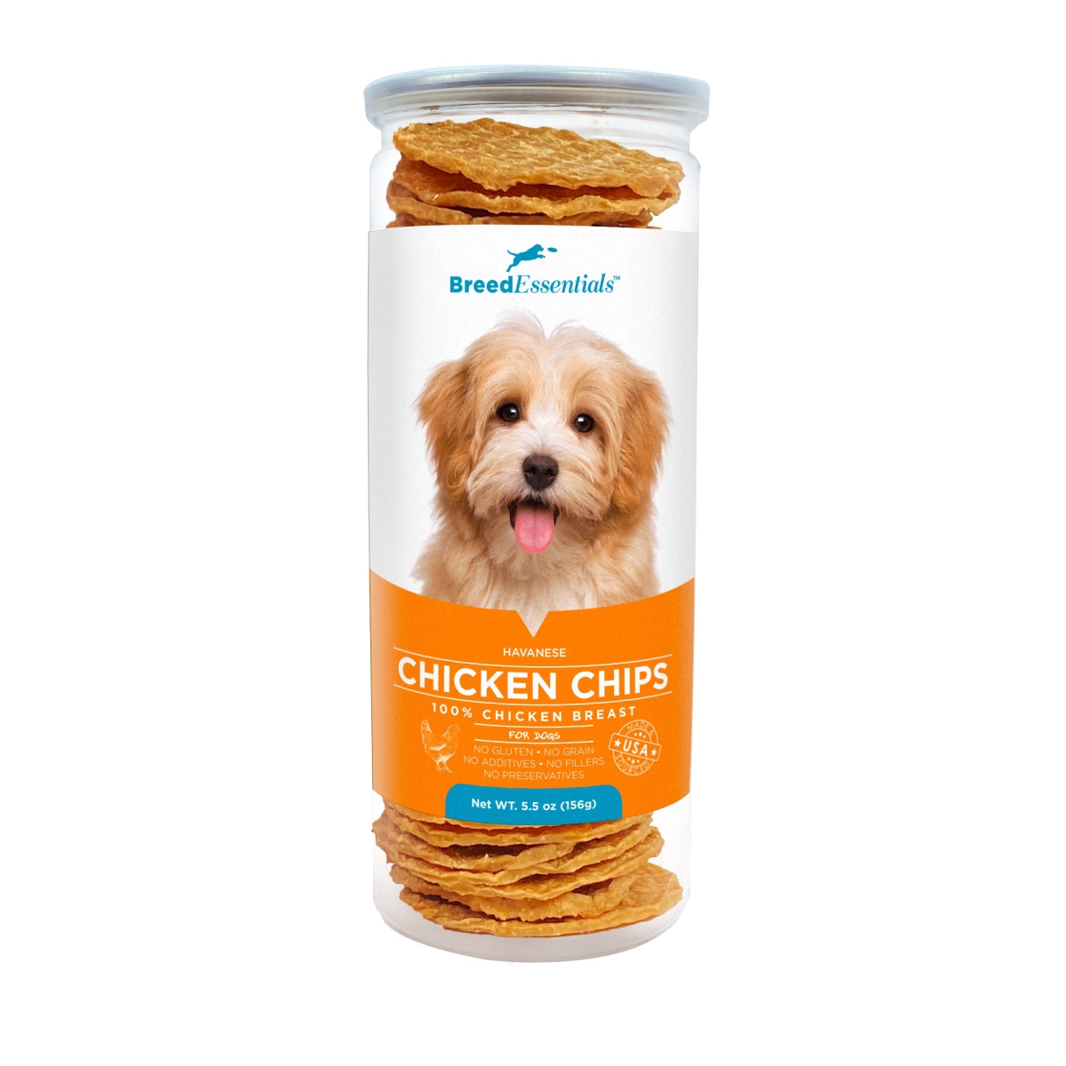 Picture of Breed Essentials 197247000822 5.5 oz Chicken Chips - Havanese
