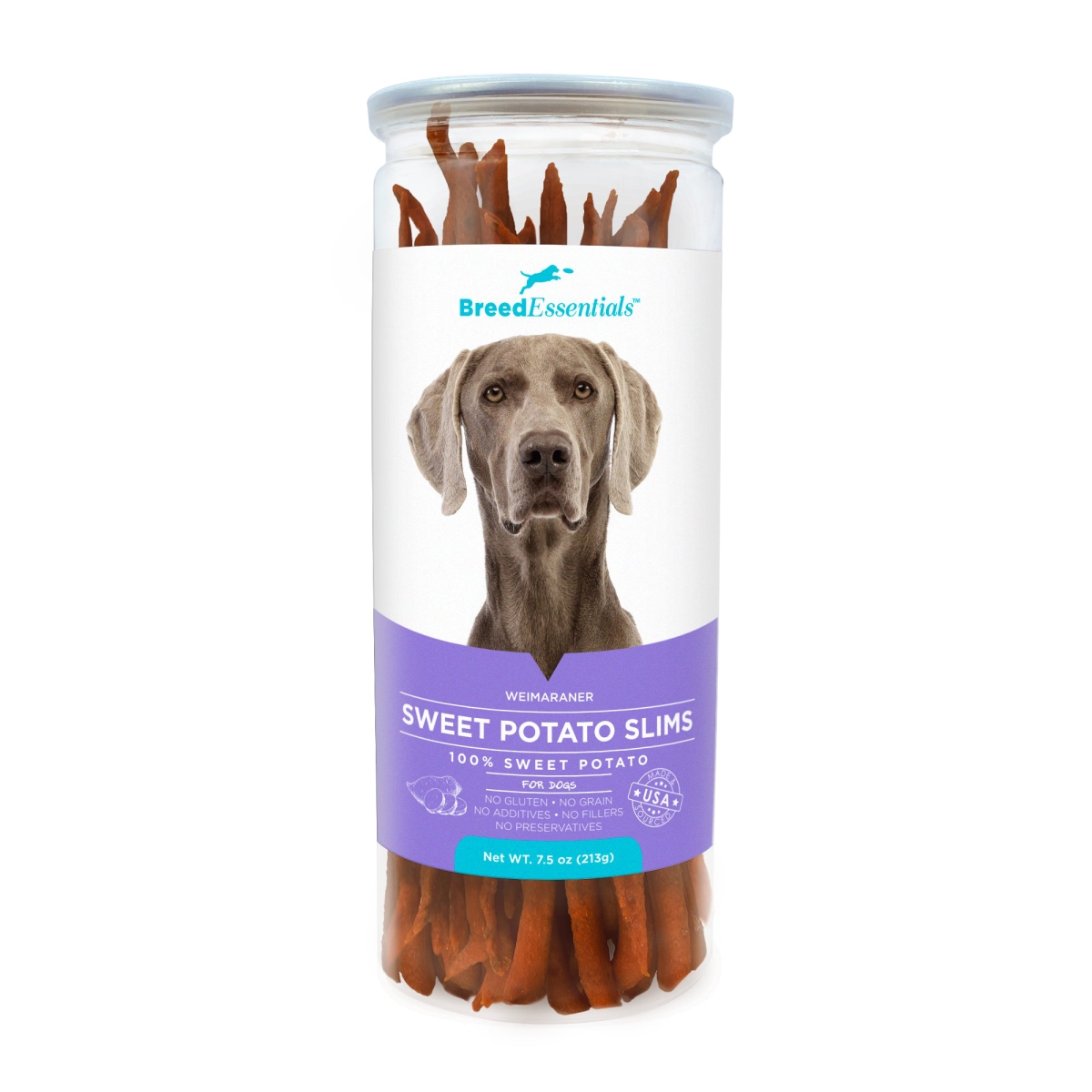 Picture of Breed Essentials 197247000853 7.5 oz Sweet Potato Slims - Weimaraner
