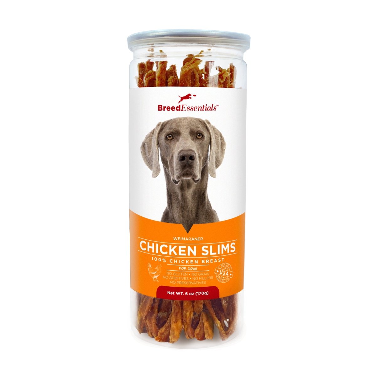 Picture of Breed Essentials 197247000860 6 oz Chicken Slims - Weimaraner