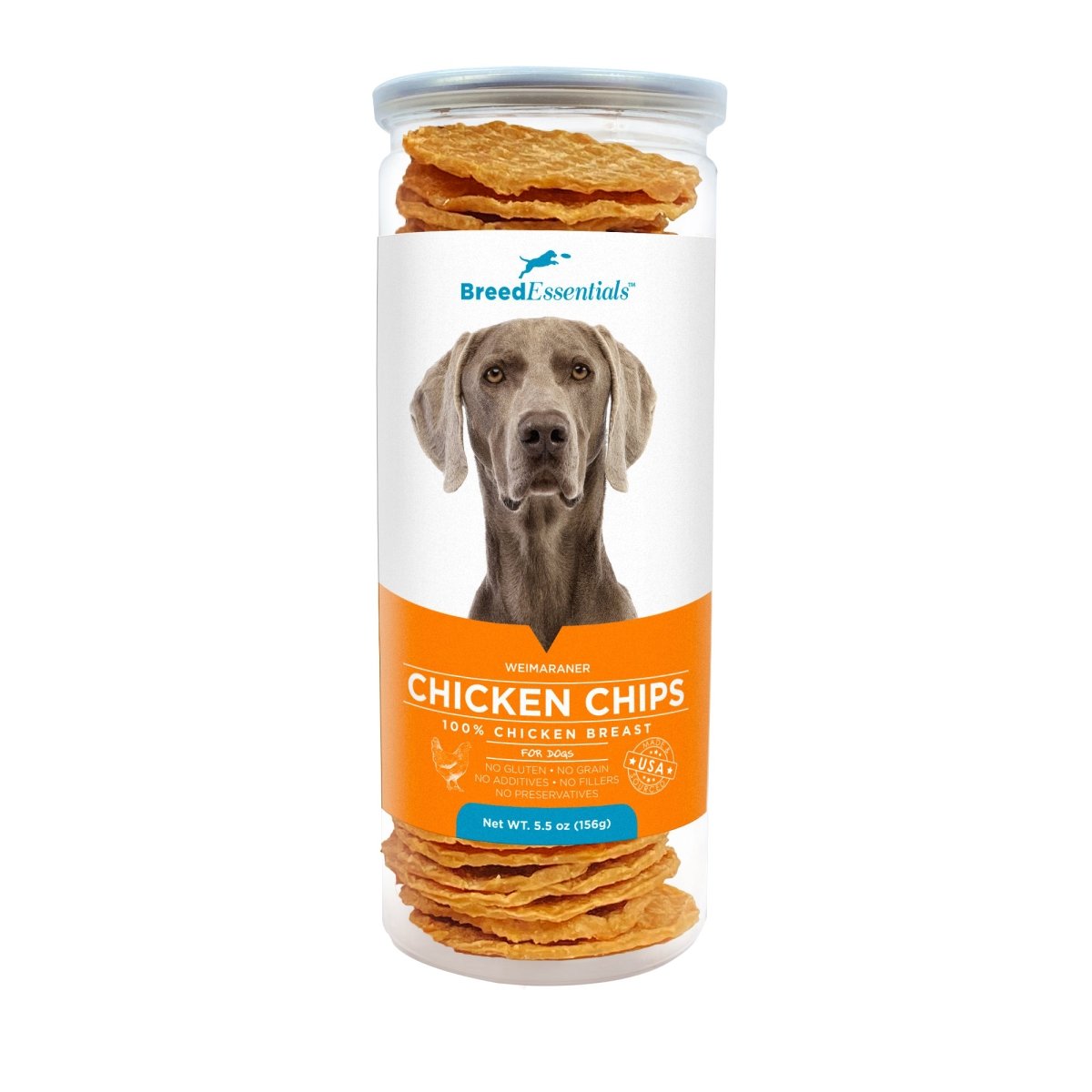 Picture of Breed Essentials 197247000877 5.5 oz Chicken Chips - Weimaraner