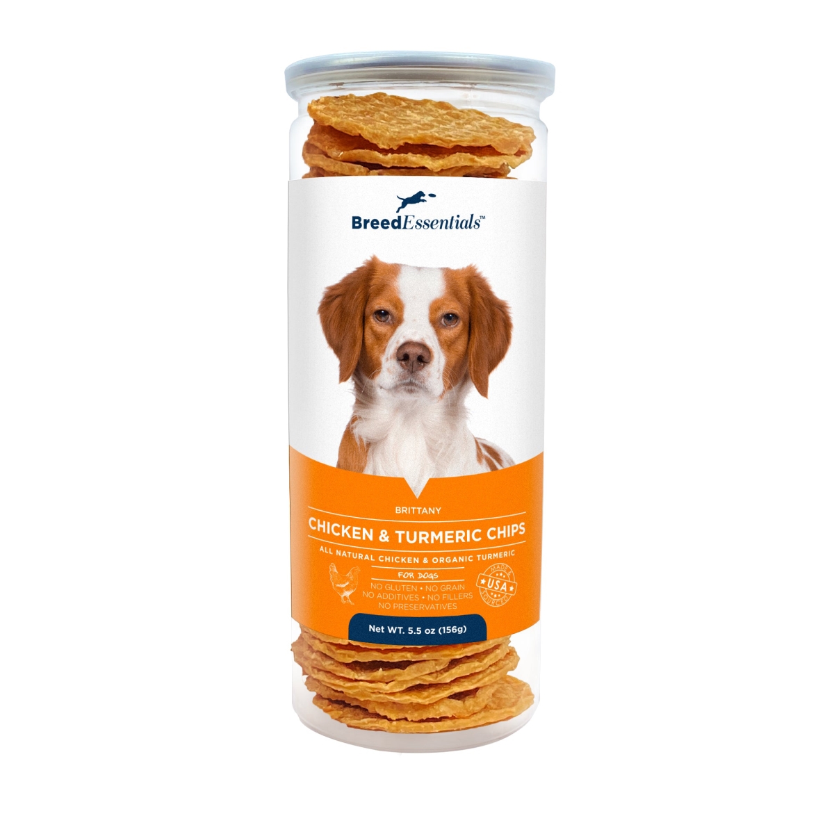 Picture of Breed Essentials 197247000945 5.5 oz Chicken & Turmeric Chips - Brittany