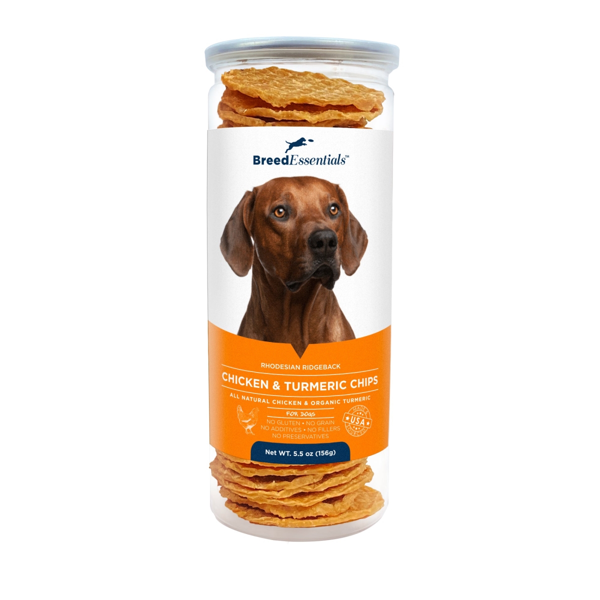 Picture of Breed Essentials 197247001041 5.5 oz Chicken & Turmeric Chips - Rhodesian Ridgeback