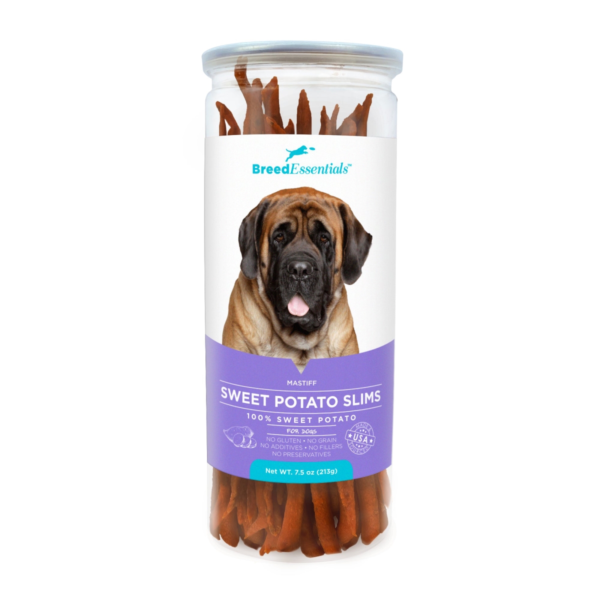 Picture of Breed Essentials 197247001102 7.5 oz Sweet Potato Slims - Mastiff