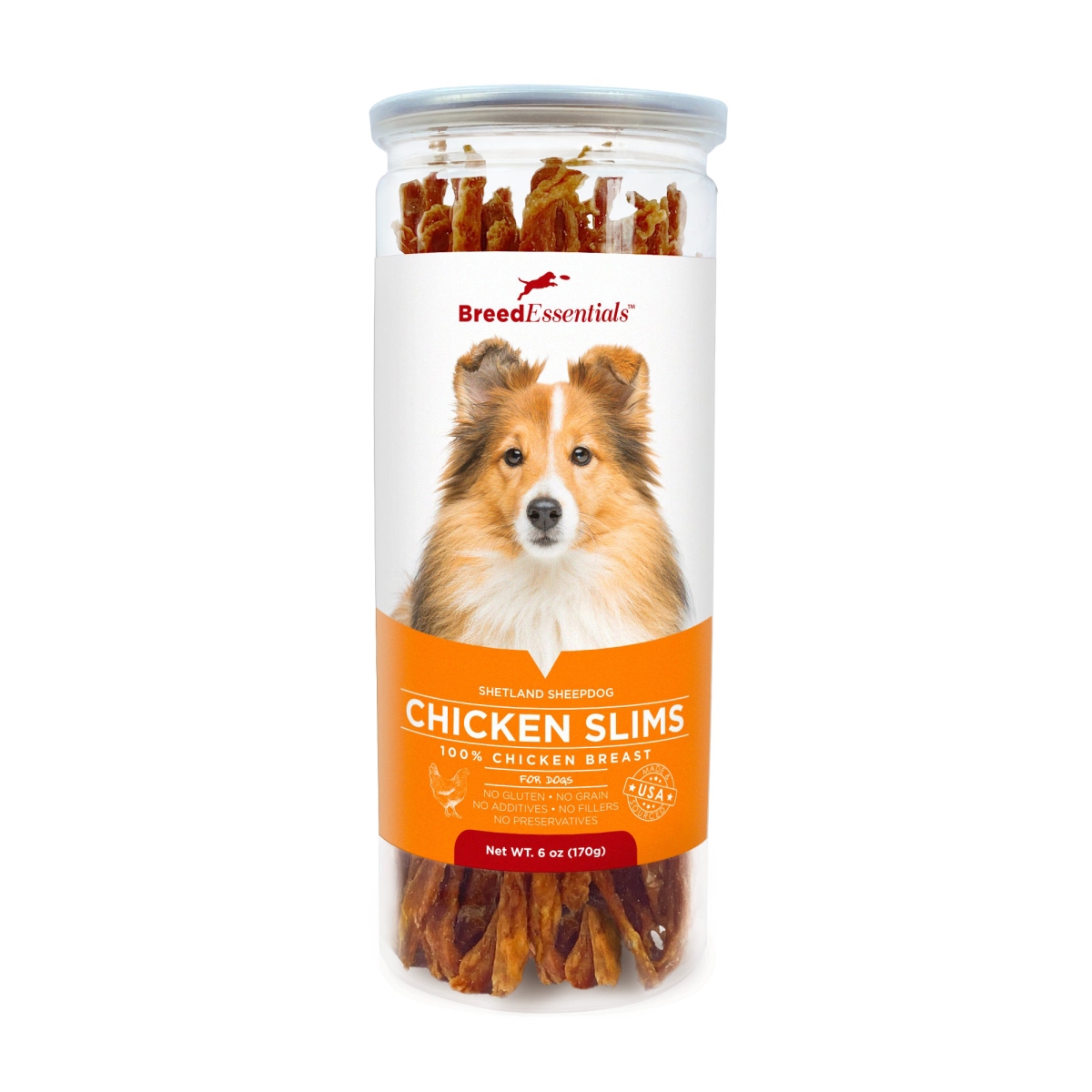 Picture of Breed Essentials 197247001164 6 oz Chicken Slims - Shetland Sheepdog
