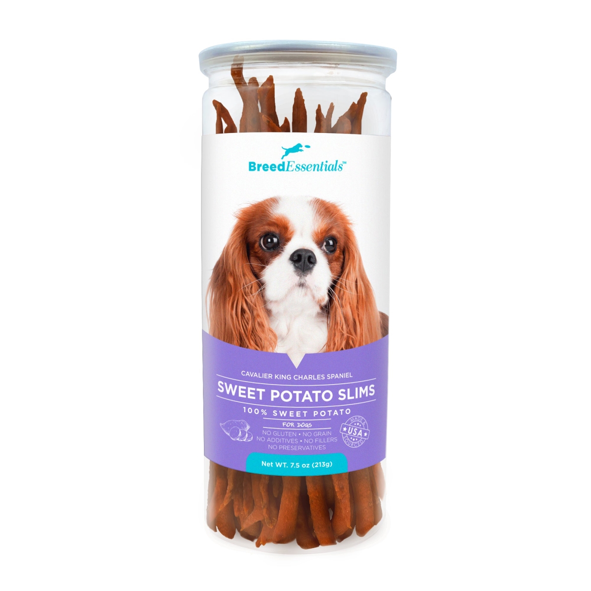 Picture of Breed Essentials 197247001256 7.5 oz Sweet Potato Slims - Cavalier King Charles Spaniel