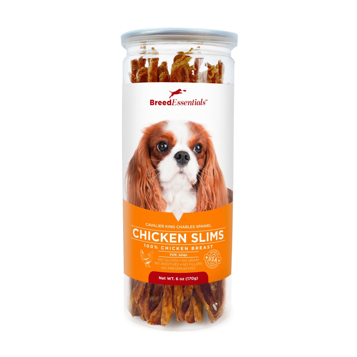 Picture of Breed Essentials 197247001263 6 oz Chicken Slims - Cavalier King Charles Spaniel