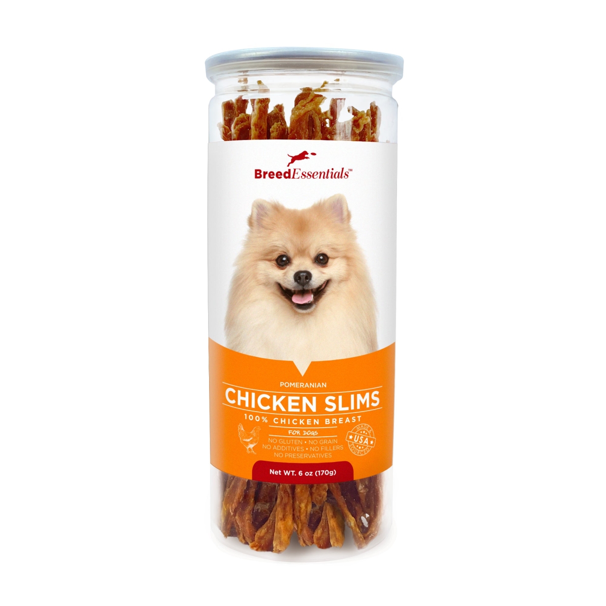 Picture of Breed Essentials 197247001317 6 oz Chicken Slims - Pomeranian