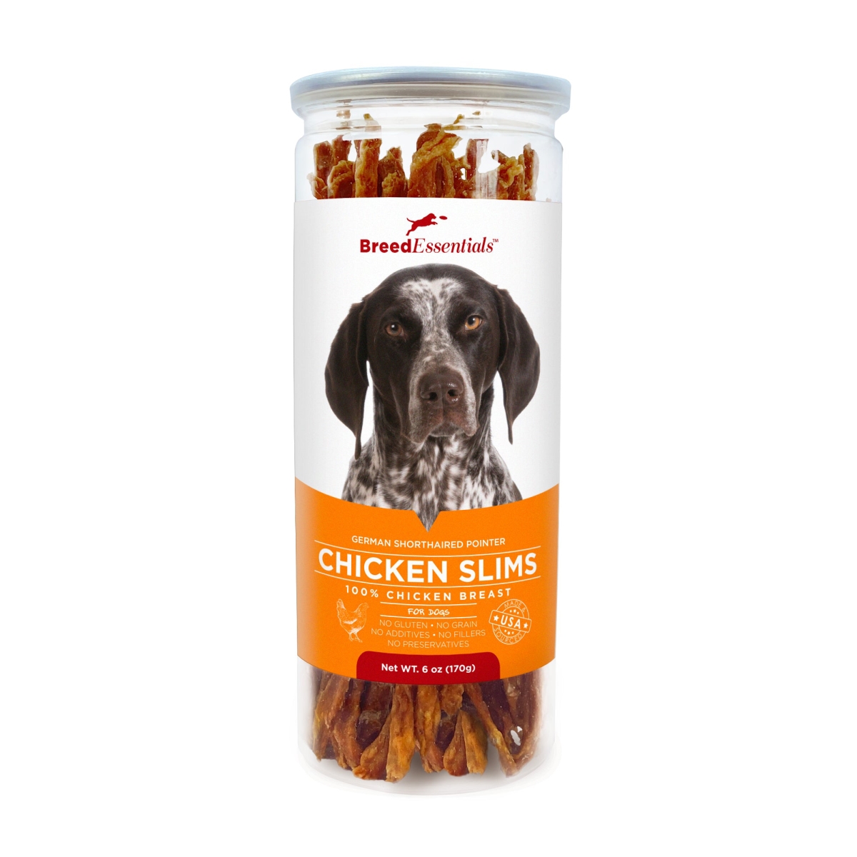 Picture of Breed Essentials 197247001560 6 oz Chicken Slims - German Shorthaired Pointer