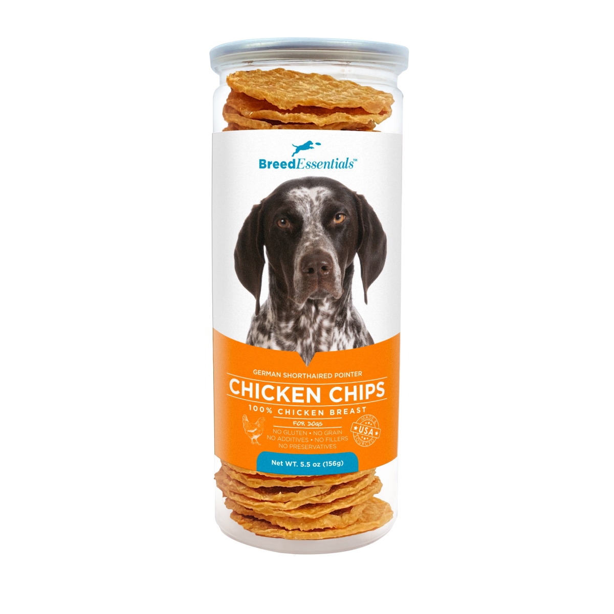 Picture of Breed Essentials 197247001577 5.5 oz Chicken Chips - German Shorthaired Pointer