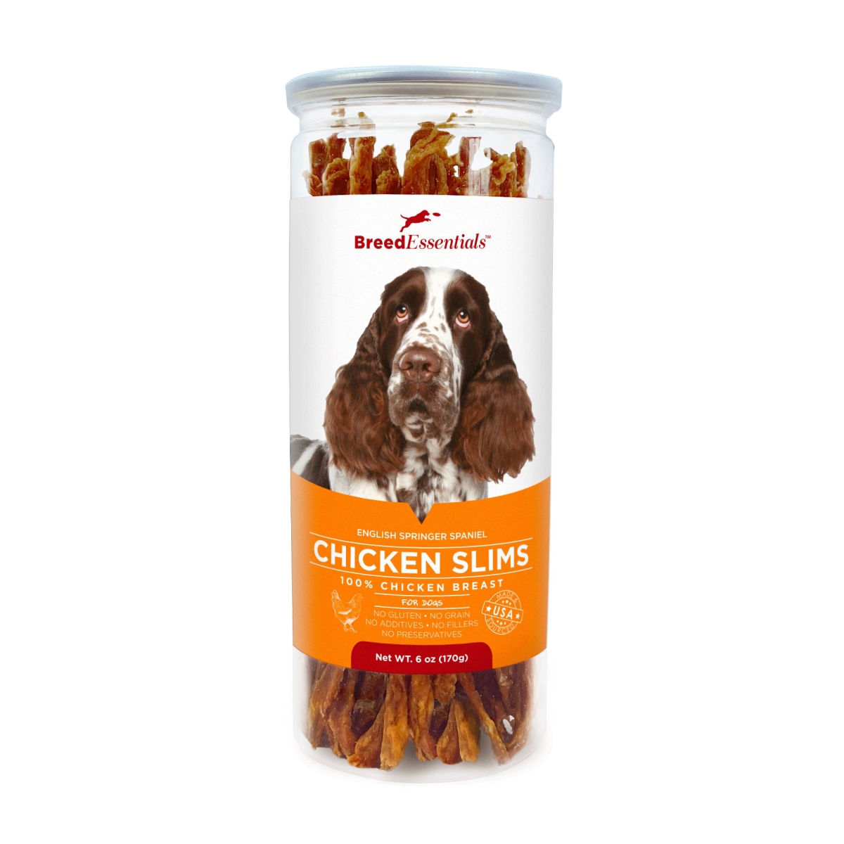 Picture of Breed Essentials 197247001614 6 oz Chicken Slims - English Springer Spaniel