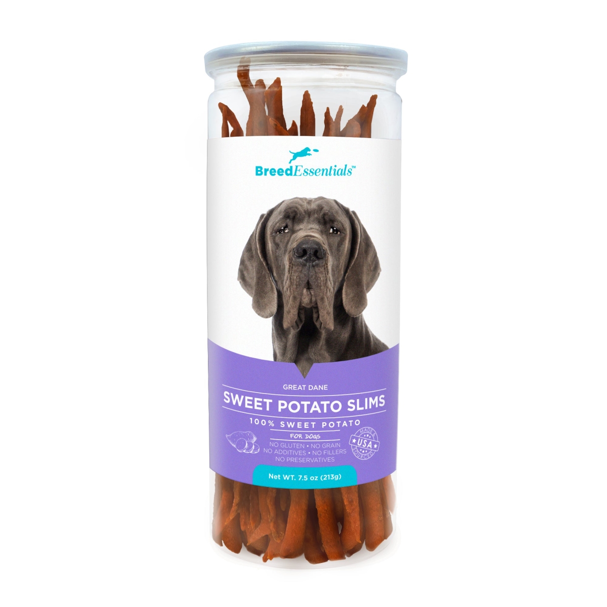 Picture of Breed Essentials 197247001706 7.5 oz Sweet Potato Slims - Great Dane