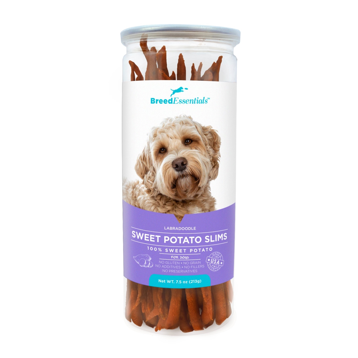 Picture of Breed Essentials 197247001751 7.5 oz Sweet Potato Slims - Labradoodle