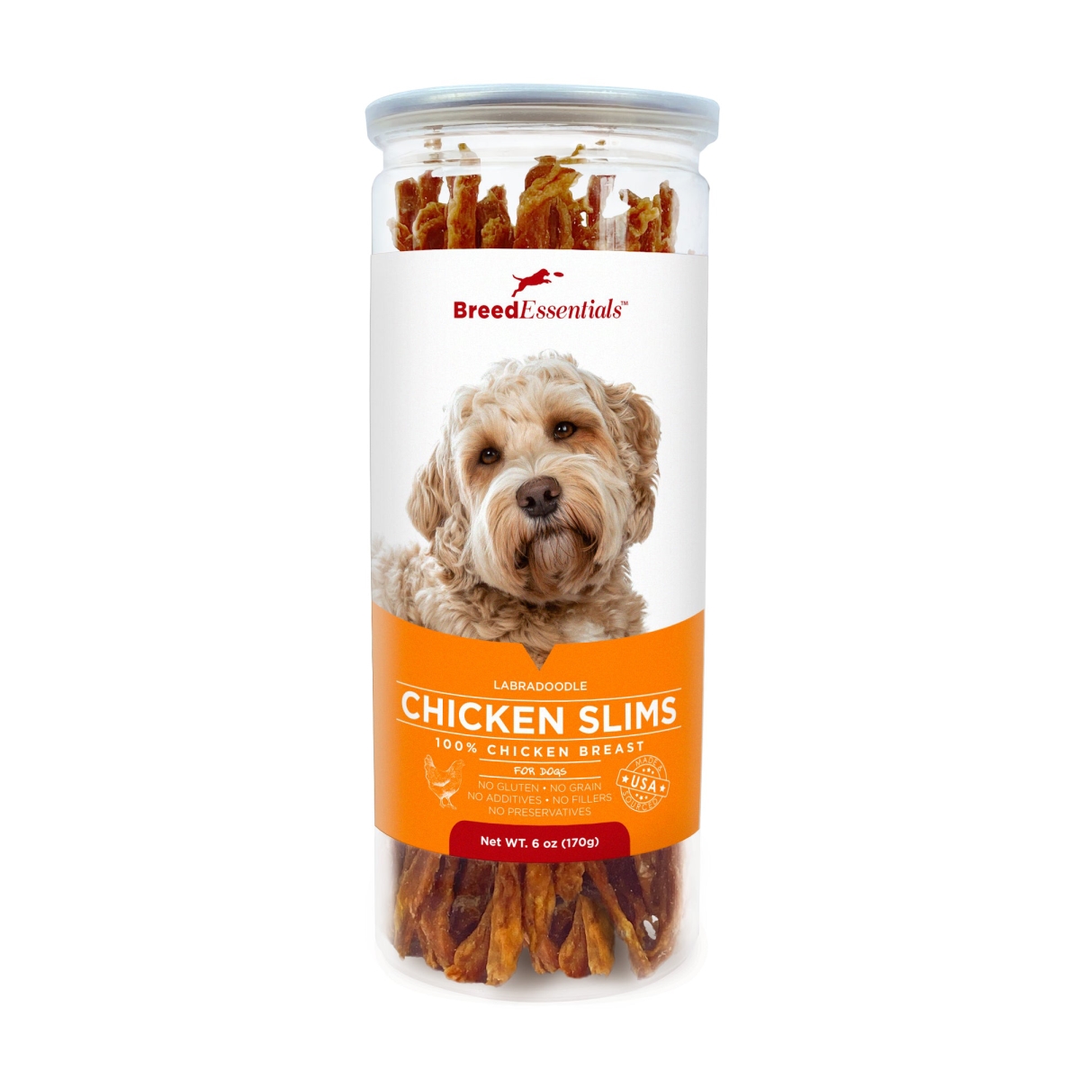 Picture of Breed Essentials 197247001768 6 oz Chicken Slims - Labradoodle