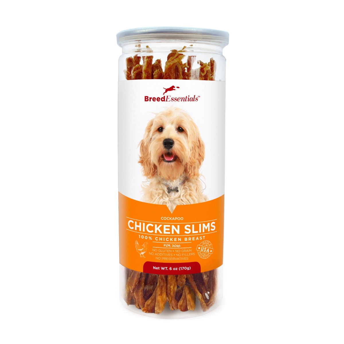 Picture of Breed Essentials 197247001867 6 oz Chicken Slims - Cockapoo