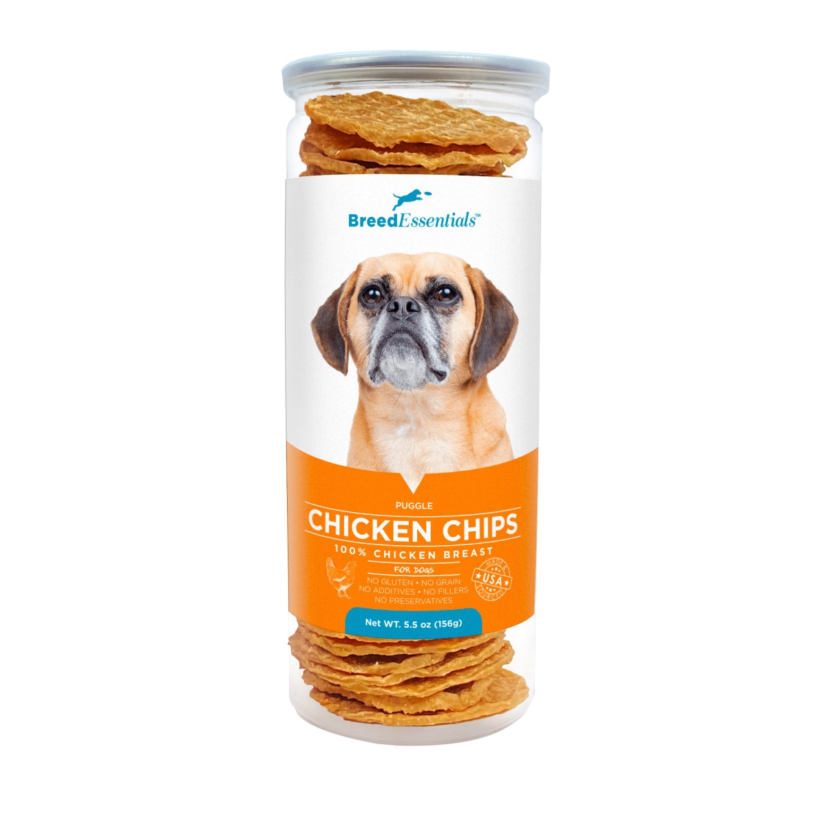 Picture of Breed Essentials 197247001928 5.5 oz Chicken Chips - Puggle
