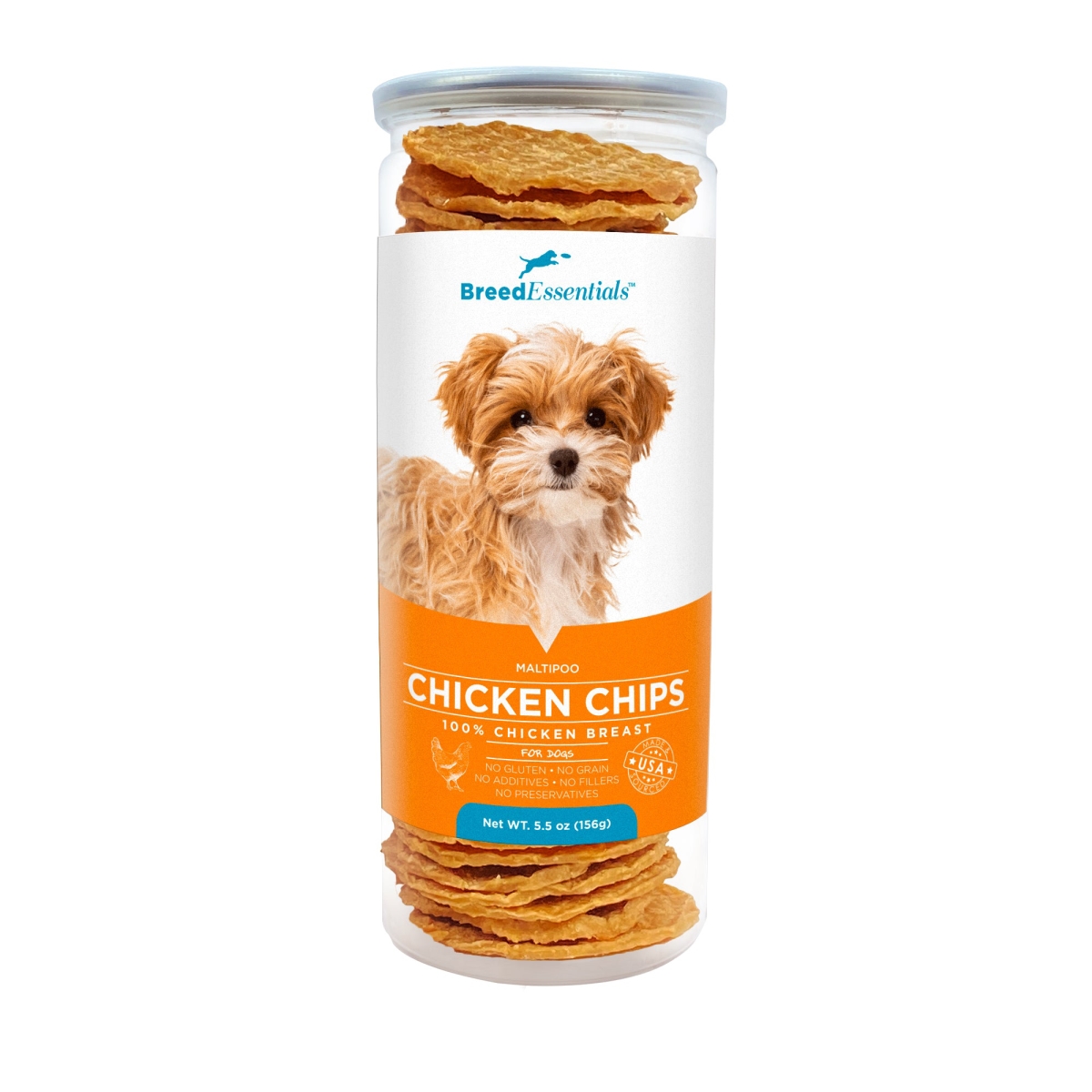 Picture of Breed Essentials 197247001973 5.5 oz Chicken Chips - Maltipoo