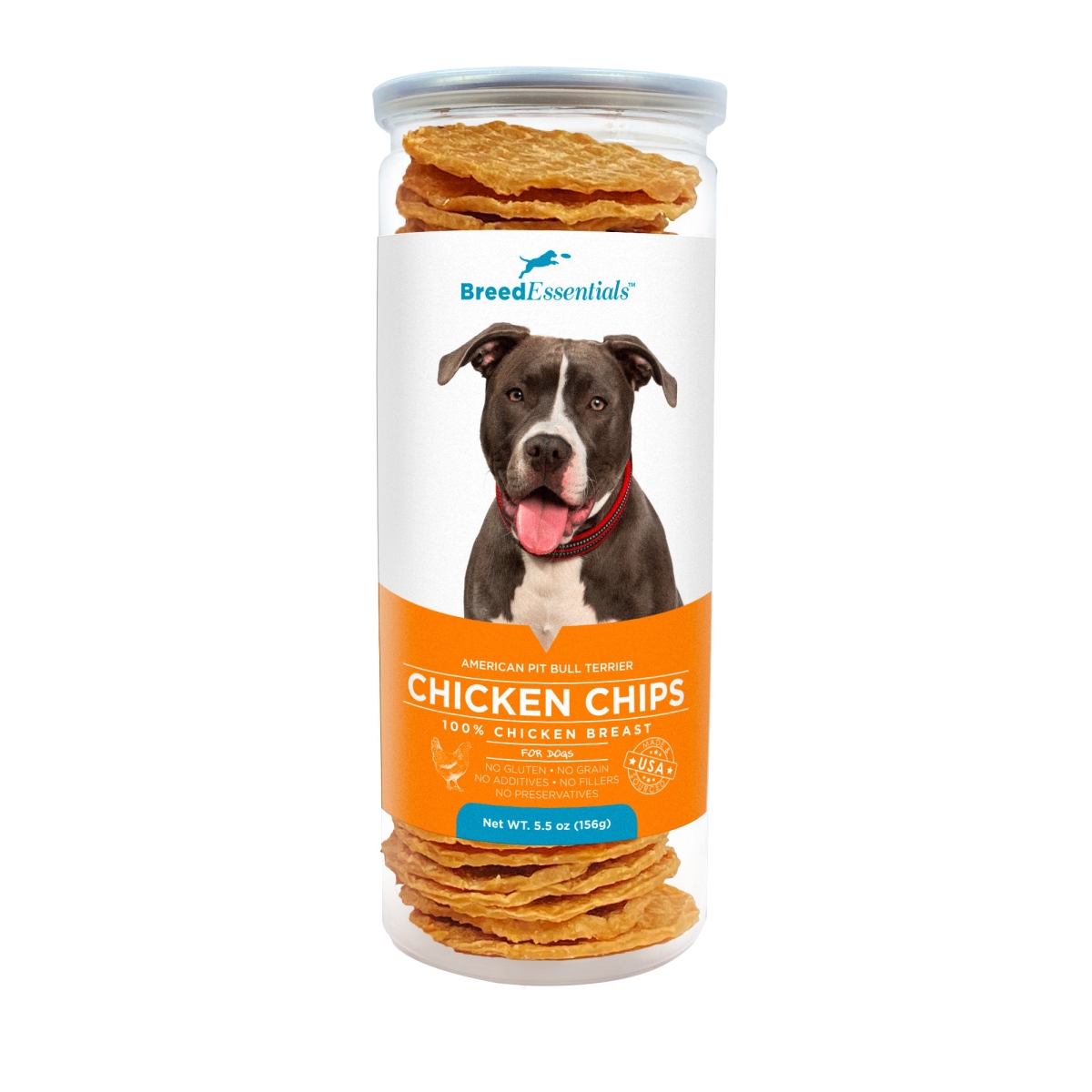 Picture of Breed Essentials 197247002024 5.5 oz Chicken Chips - Pit Bull