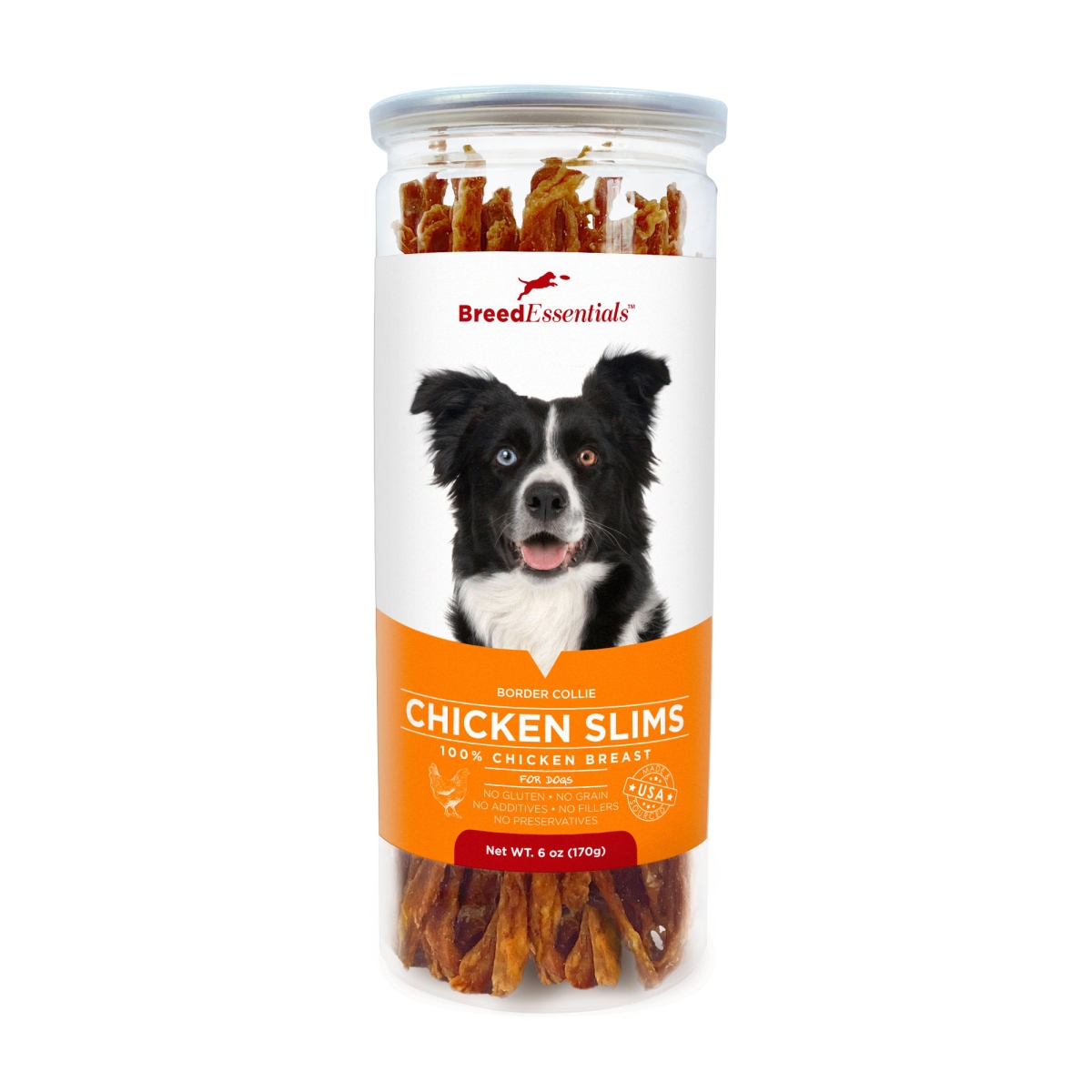 Picture of Breed Essentials 197247002062 6 oz Chicken Slims - Border Collie