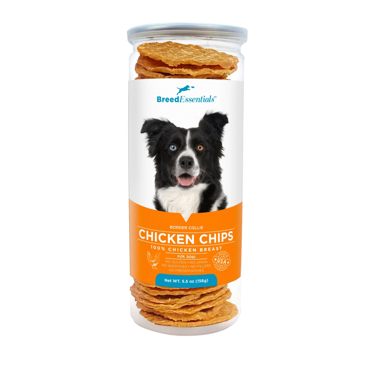 Picture of Breed Essentials 197247002079 5.5 oz Chicken Chips - Border Collie