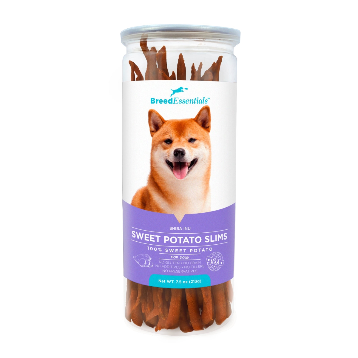 Picture of Breed Essentials 197247002208 7.5 oz Sweet Potato Slims - Shiba Inu