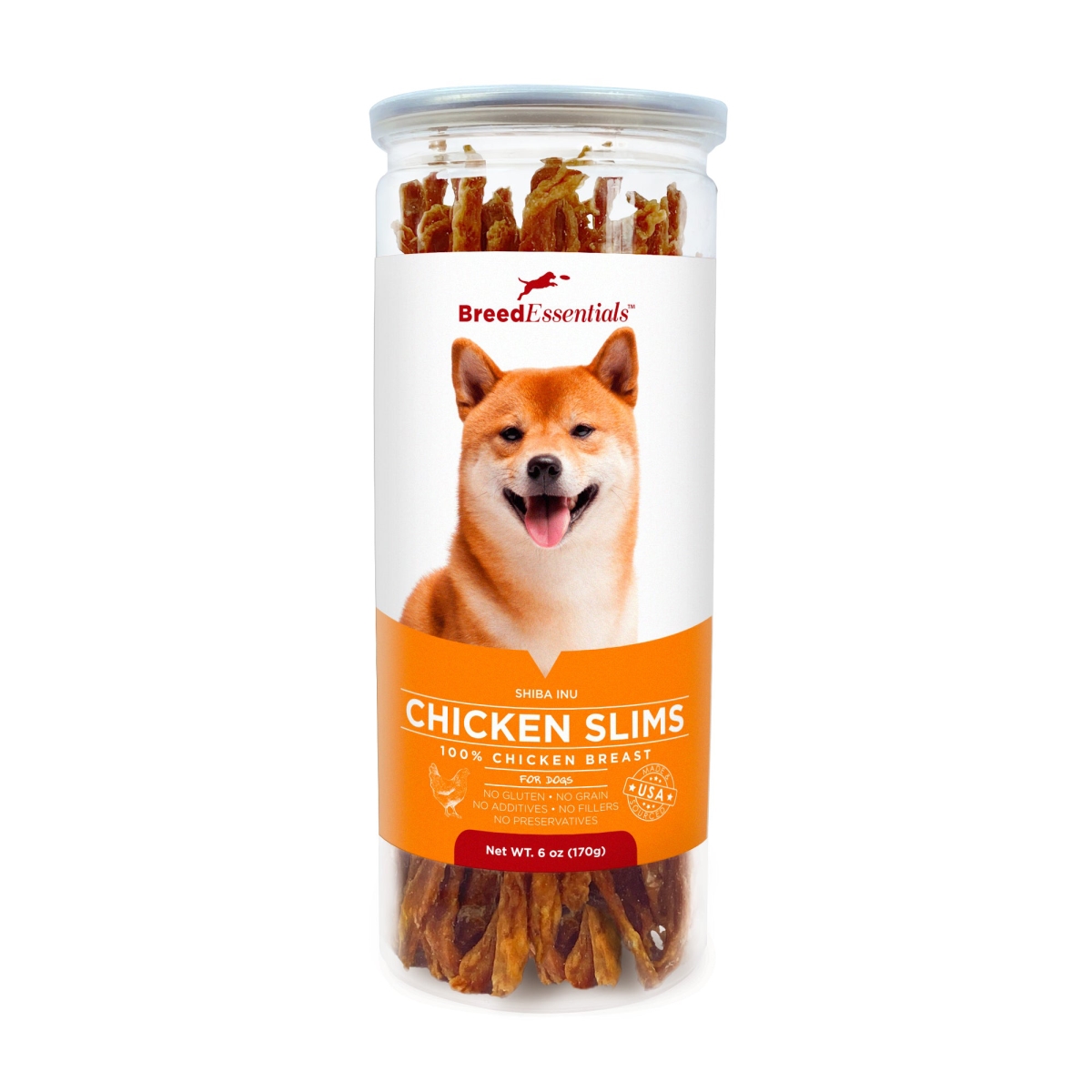Picture of Breed Essentials 197247002215 6 oz Chicken Slims - Shiba Inu